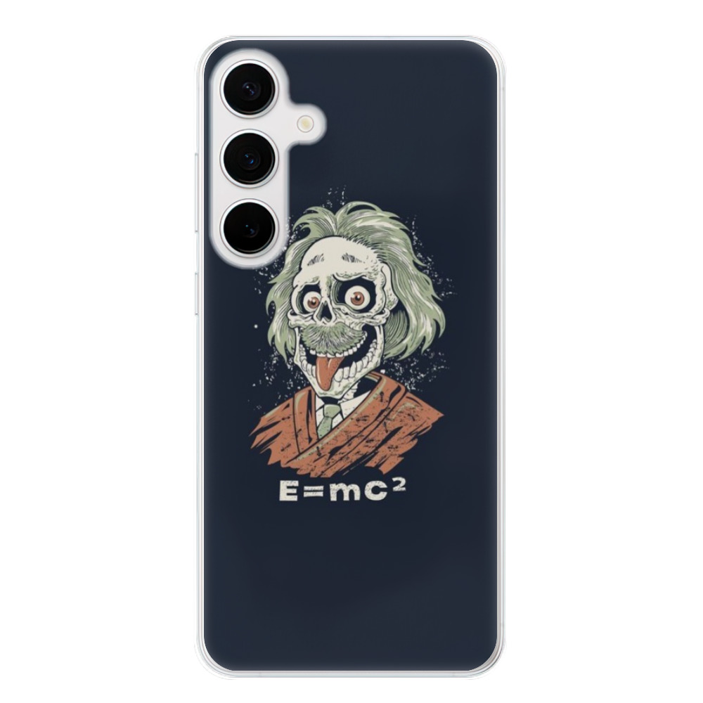 Odolné silikónové puzdro iSaprio - Einstein 01 - Samsung Galaxy S24+