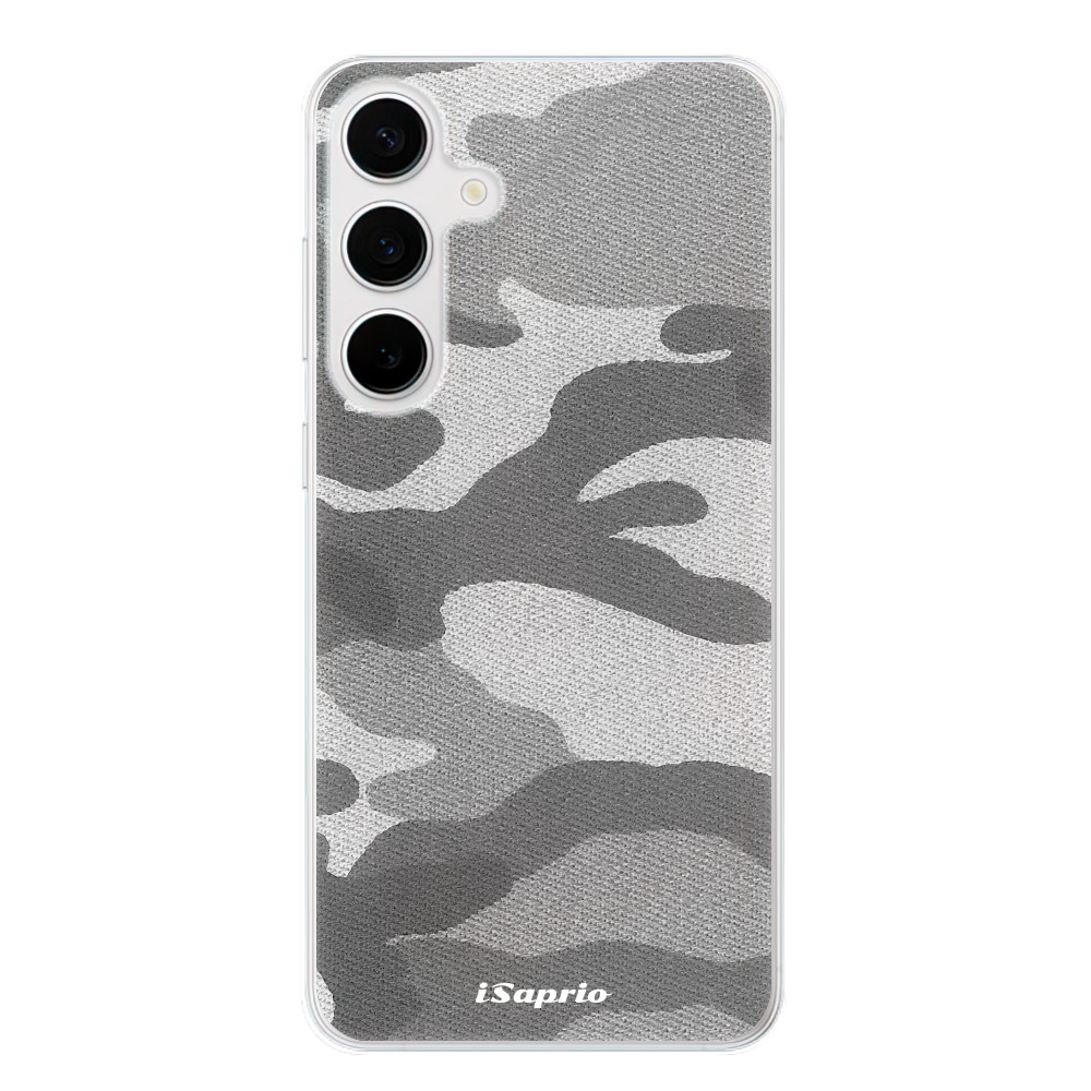 Odolné silikónové puzdro iSaprio - Gray Camuflage 02 - Samsung Galaxy S24+