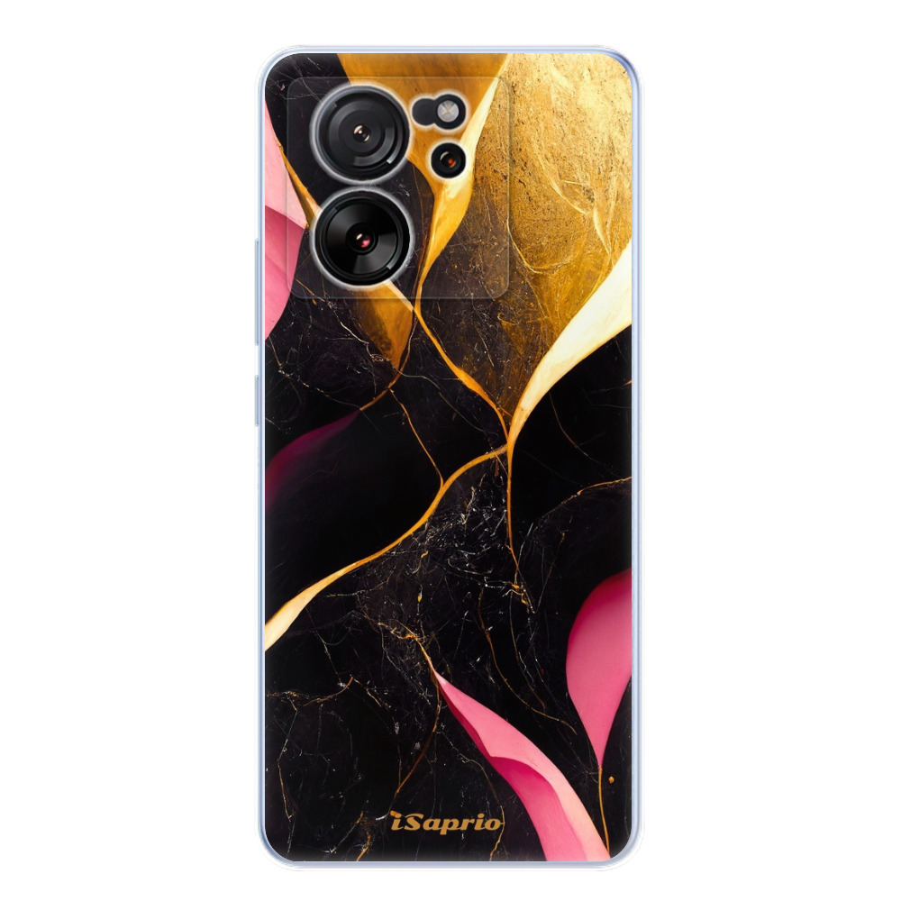 Odolné silikónové puzdro iSaprio - Gold Pink Marble - Xiaomi 13T / 13T Pro