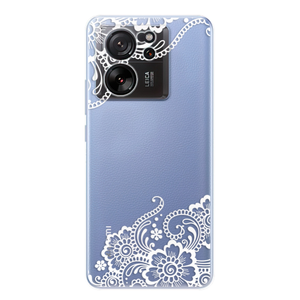 Odolné silikónové puzdro iSaprio - White Lace 02 - Xiaomi 13T / 13T Pro
