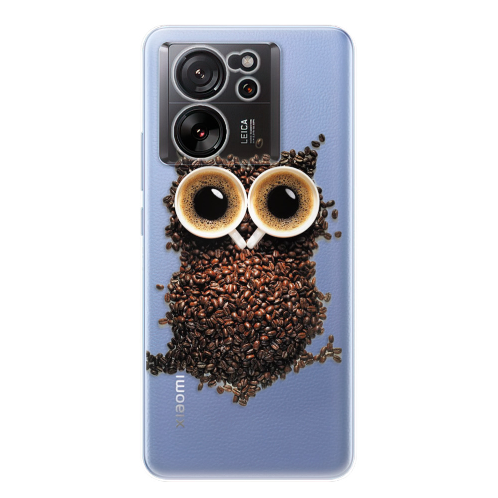 Odolné silikónové puzdro iSaprio - Owl And Coffee - Xiaomi 13T / 13T Pro