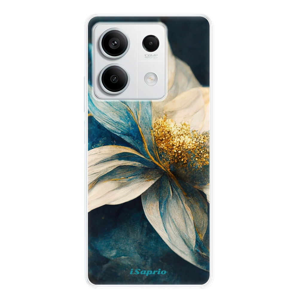 Odolné silikónové puzdro iSaprio - Blue Petals - Xiaomi Redmi Note 13 5G