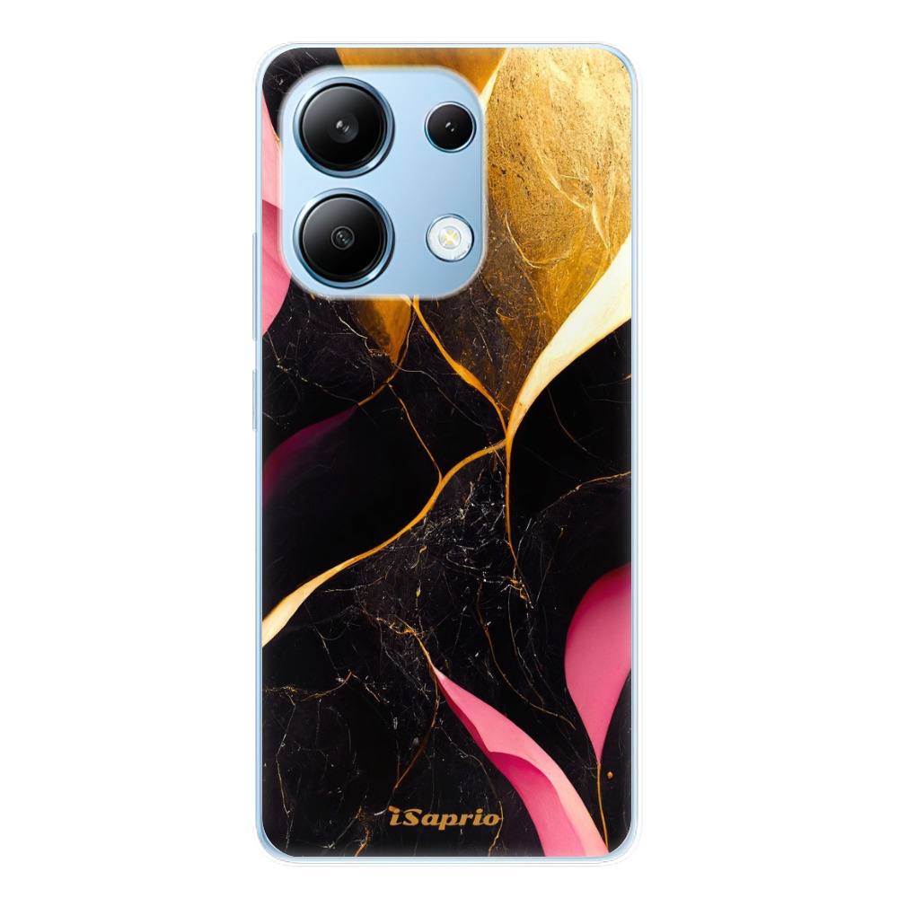 Odolné silikónové puzdro iSaprio - Gold Pink Marble - Xiaomi Redmi Note 13