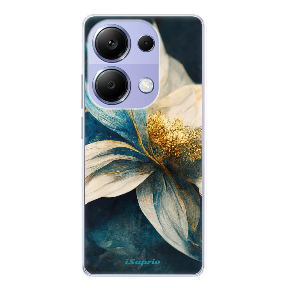 Odolné silikónové puzdro iSaprio - Blue Petals - Xiaomi Redmi Note 13 Pro