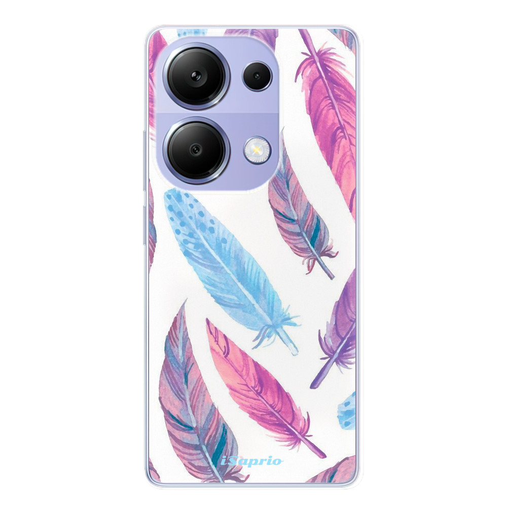 Odolné silikónové puzdro iSaprio - Feather Pattern 10 - Xiaomi Redmi Note 13 Pro