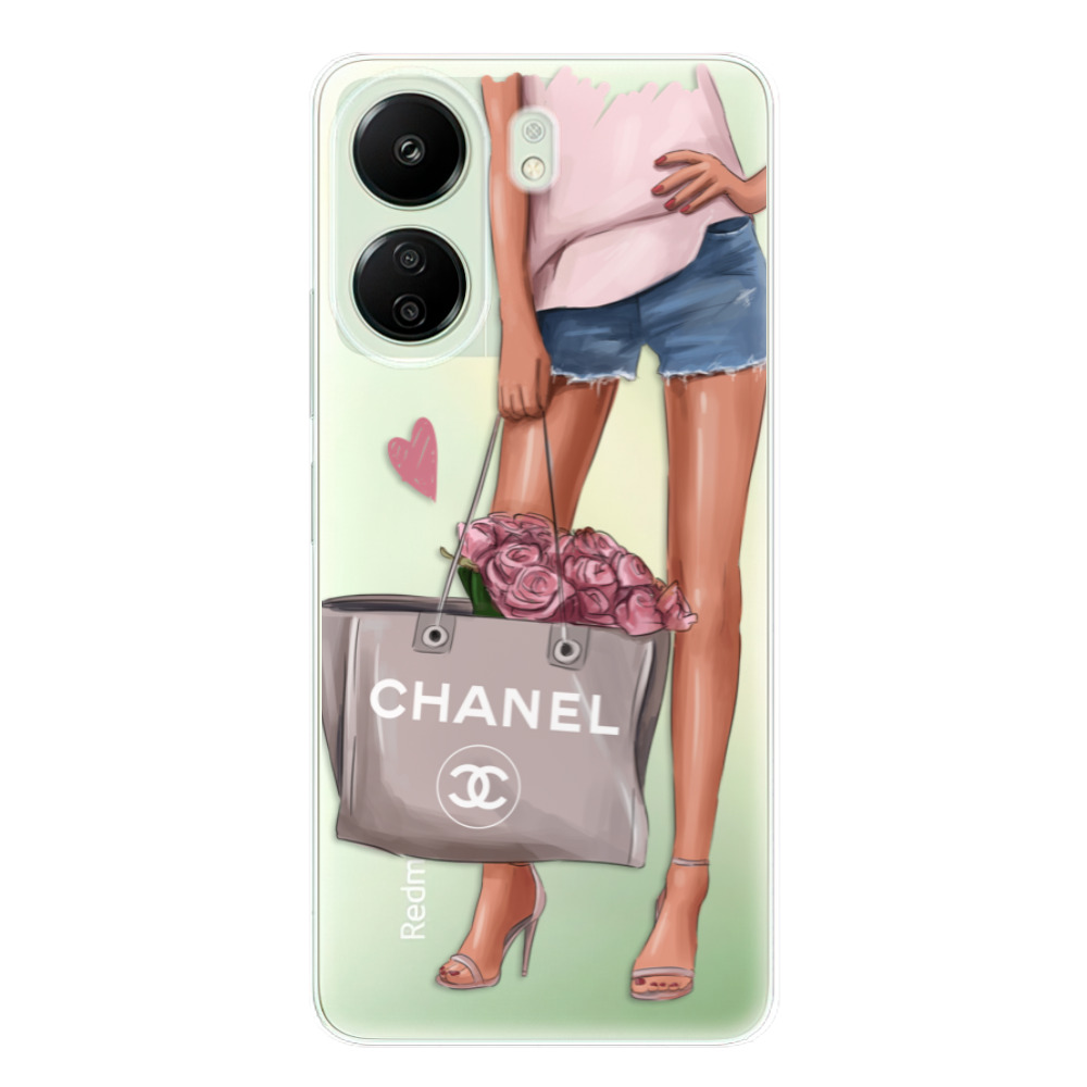 Odolné silikónové puzdro iSaprio - Fashion Bag - Xiaomi Redmi 13C