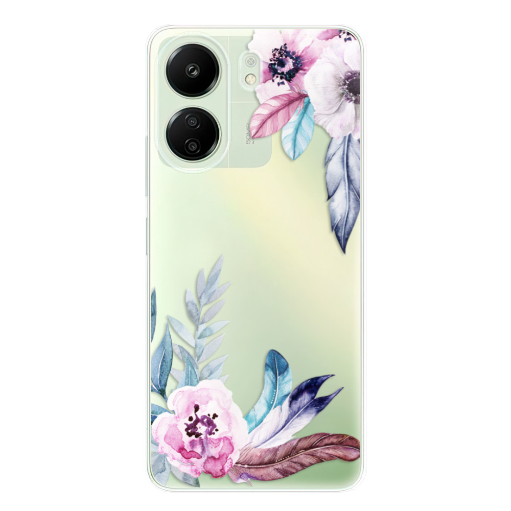 Odolné silikónové puzdro iSaprio - Flower Pattern 04 - Xiaomi Redmi 13C