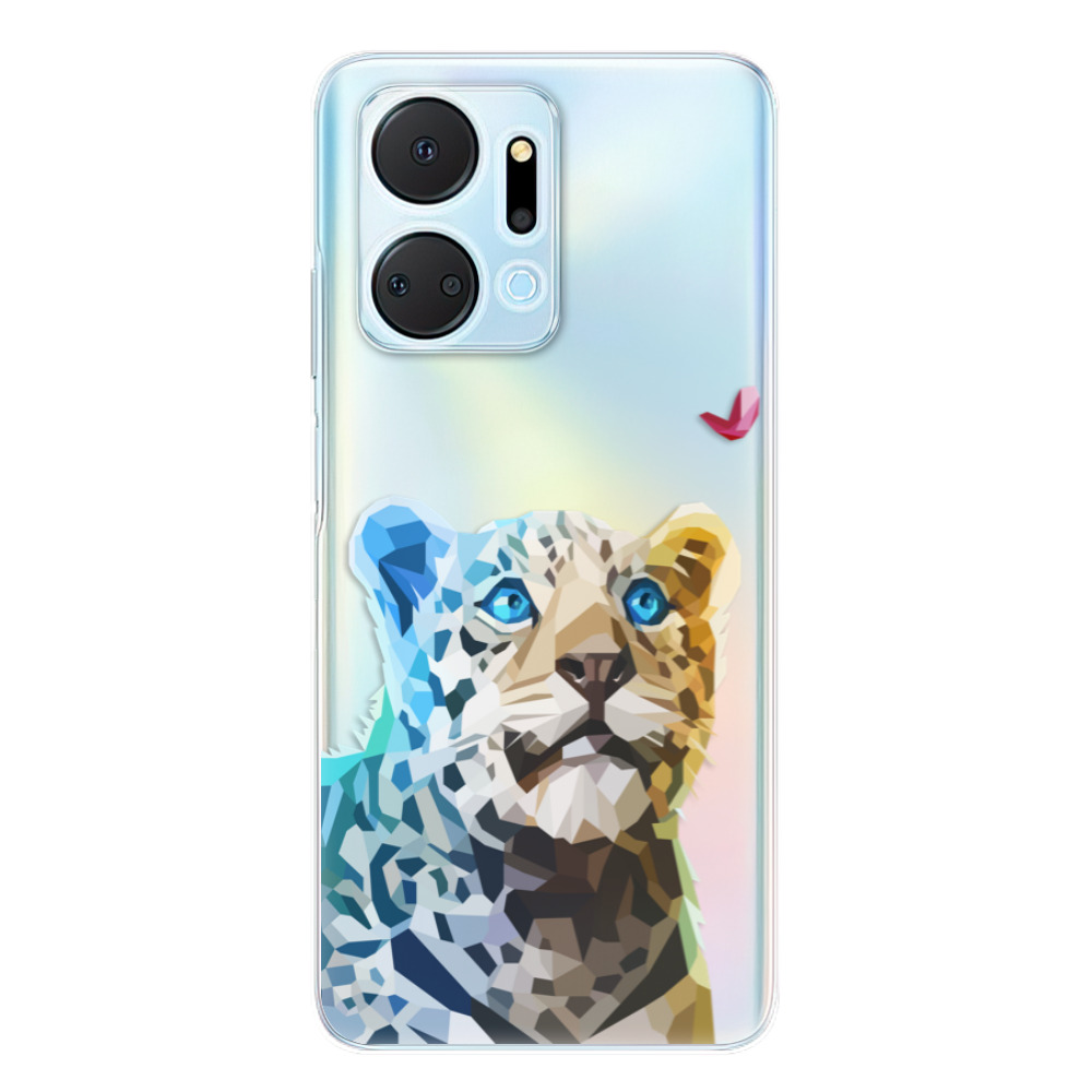 Odolné silikónové puzdro iSaprio - Leopard With Butterfly - Honor X7a