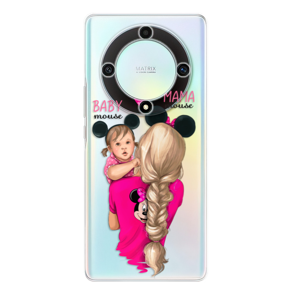 Odolné silikónové puzdro iSaprio - Mama Mouse Blond and Girl - Honor Magic5 Lite 5G