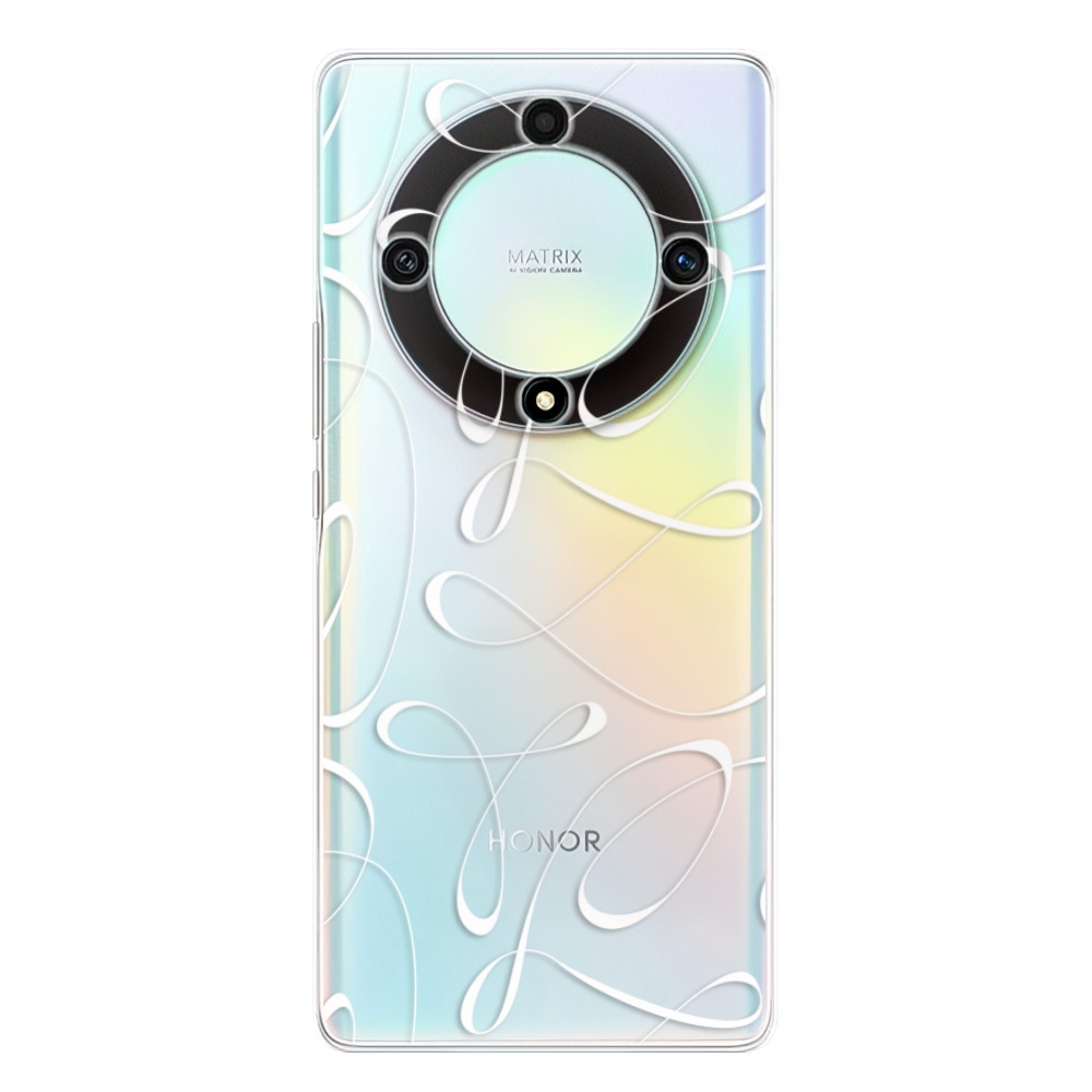 Odolné silikónové puzdro iSaprio - Fancy - white - Honor Magic5 Lite 5G