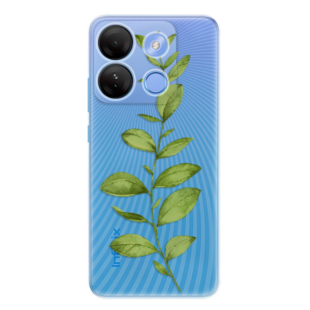 Odolné silikónové puzdro iSaprio - Green Plant 01 - Infinix Smart 7