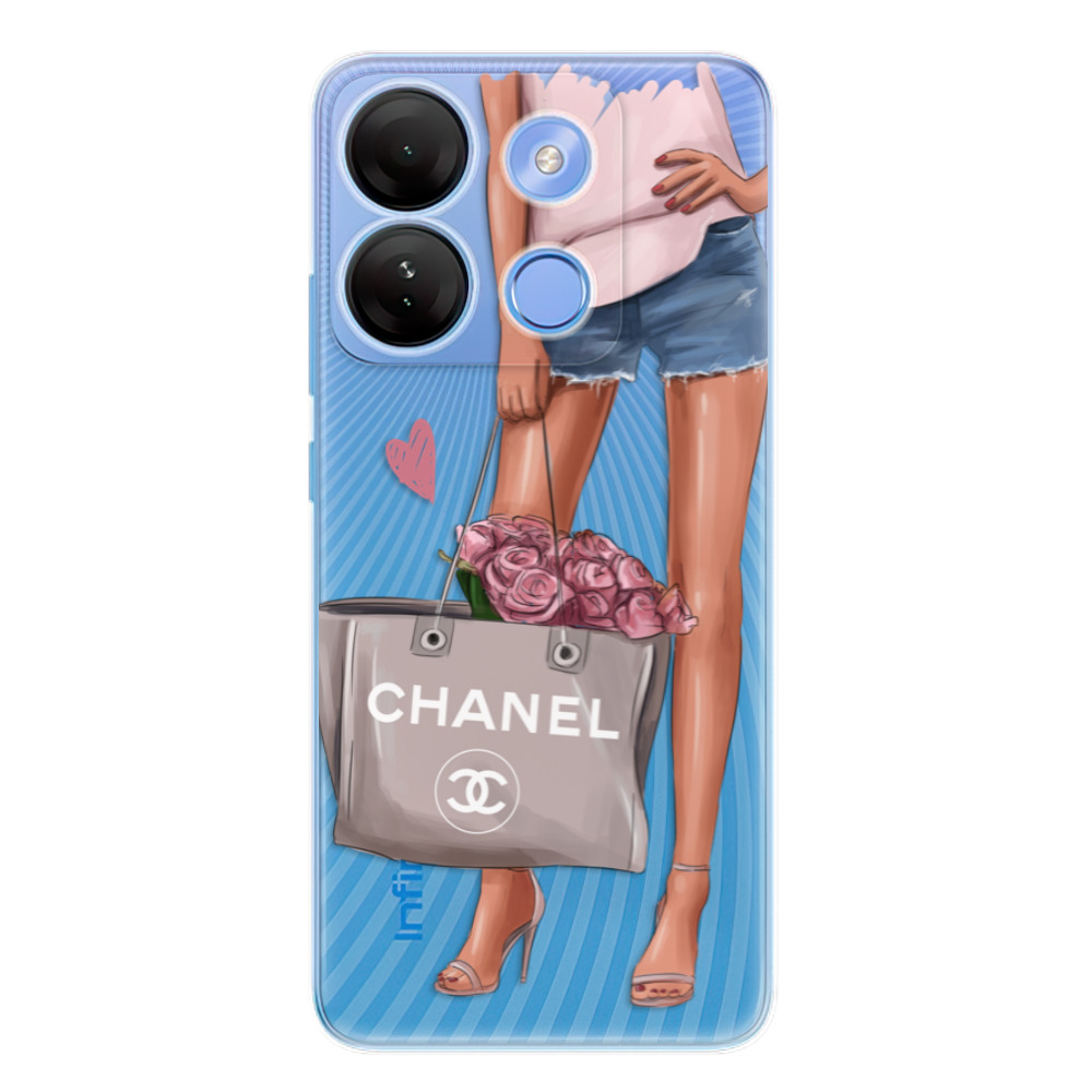 Odolné silikónové puzdro iSaprio - Fashion Bag - Infinix Smart 7