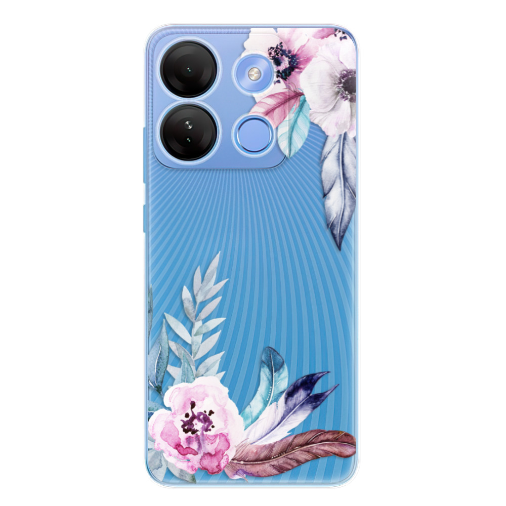 Odolné silikónové puzdro iSaprio - Flower Pattern 04 - Infinix Smart 7