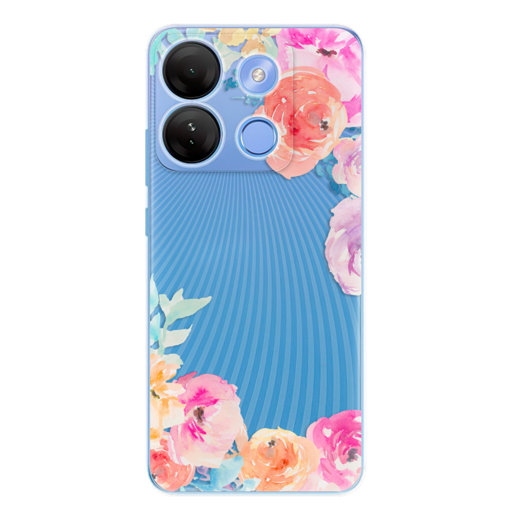Odolné silikónové puzdro iSaprio - Flower Brush - Infinix Smart 7