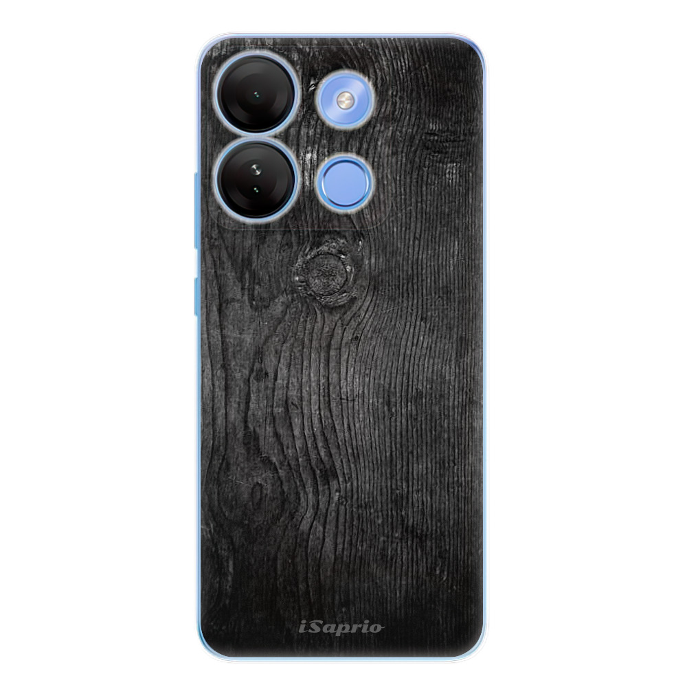 Odolné silikónové puzdro iSaprio - Black Wood 13 - Infinix Smart 7