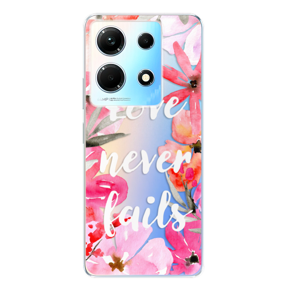 Odolné silikónové puzdro iSaprio - Love Never Fails - Infinix Note 30