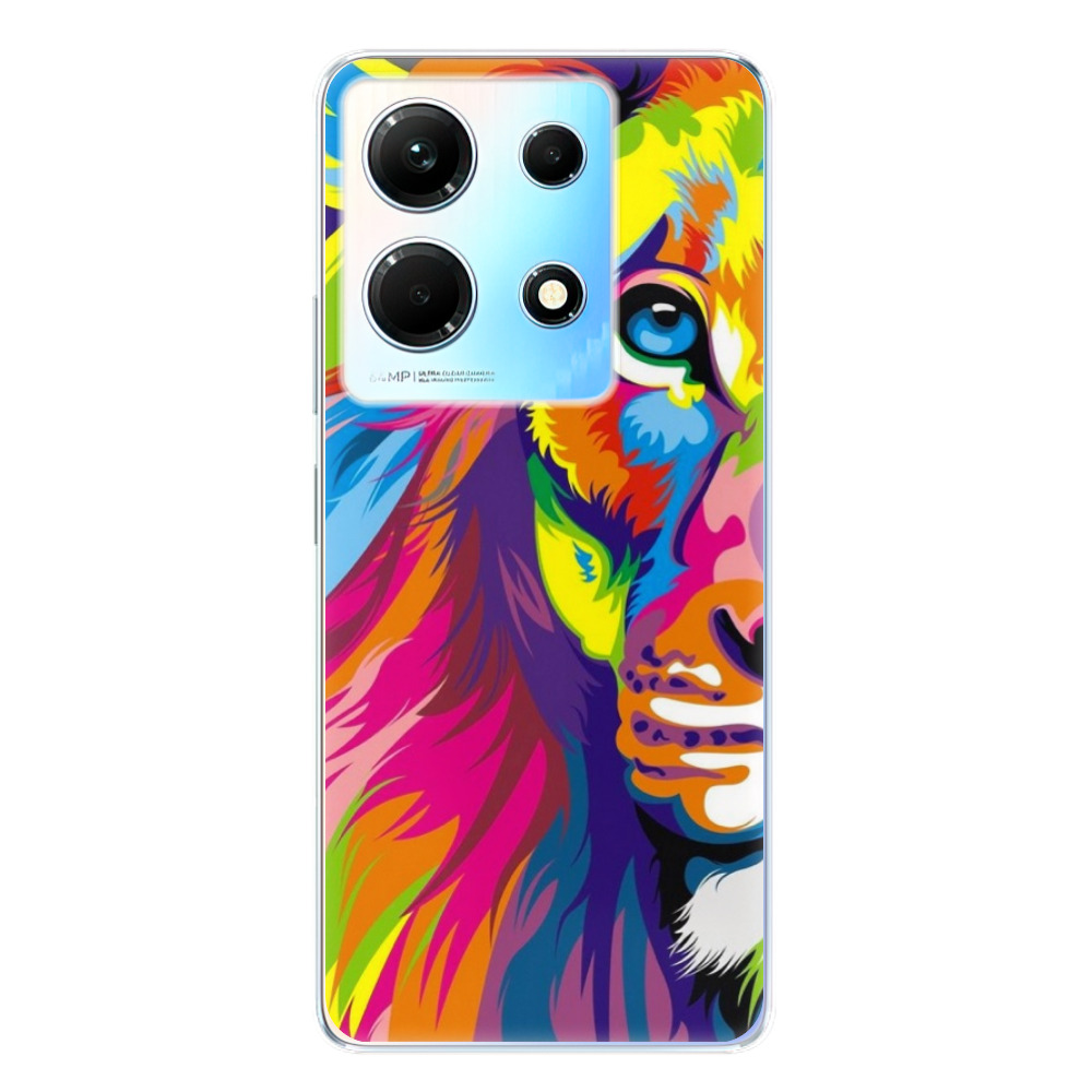 Odolné silikónové puzdro iSaprio - Rainbow Lion - Infinix Note 30
