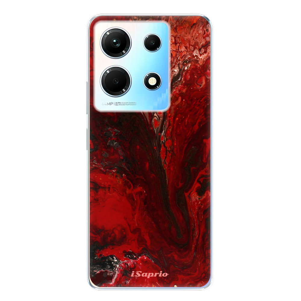 Odolné silikónové puzdro iSaprio - RedMarble 17 - Infinix Note 30