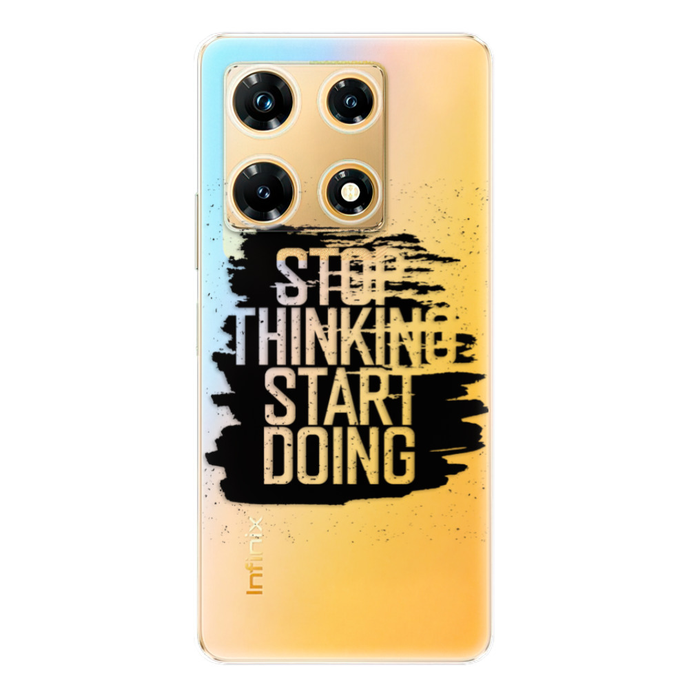 Odolné silikónové puzdro iSaprio - Start Doing - black - Infinix Note 30 PRO