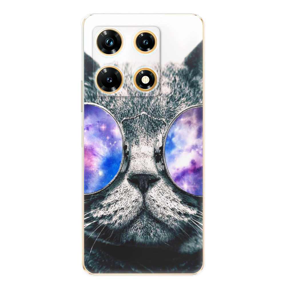 Odolné silikónové puzdro iSaprio - Galaxy Cat - Infinix Note 30 PRO