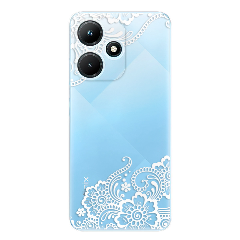 Odolné silikónové puzdro iSaprio - White Lace 02 - Infinix Hot 30i