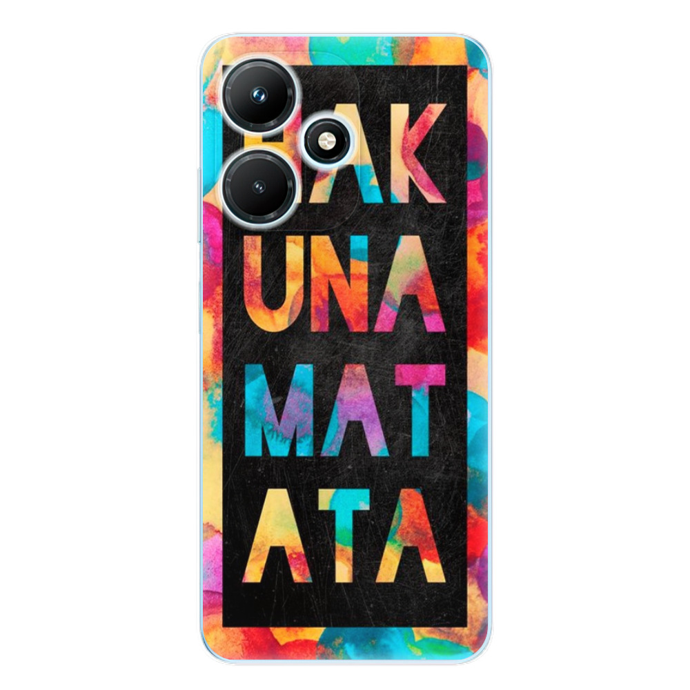 Odolné silikónové puzdro iSaprio - Hakuna Matata 01 - Infinix Hot 30i