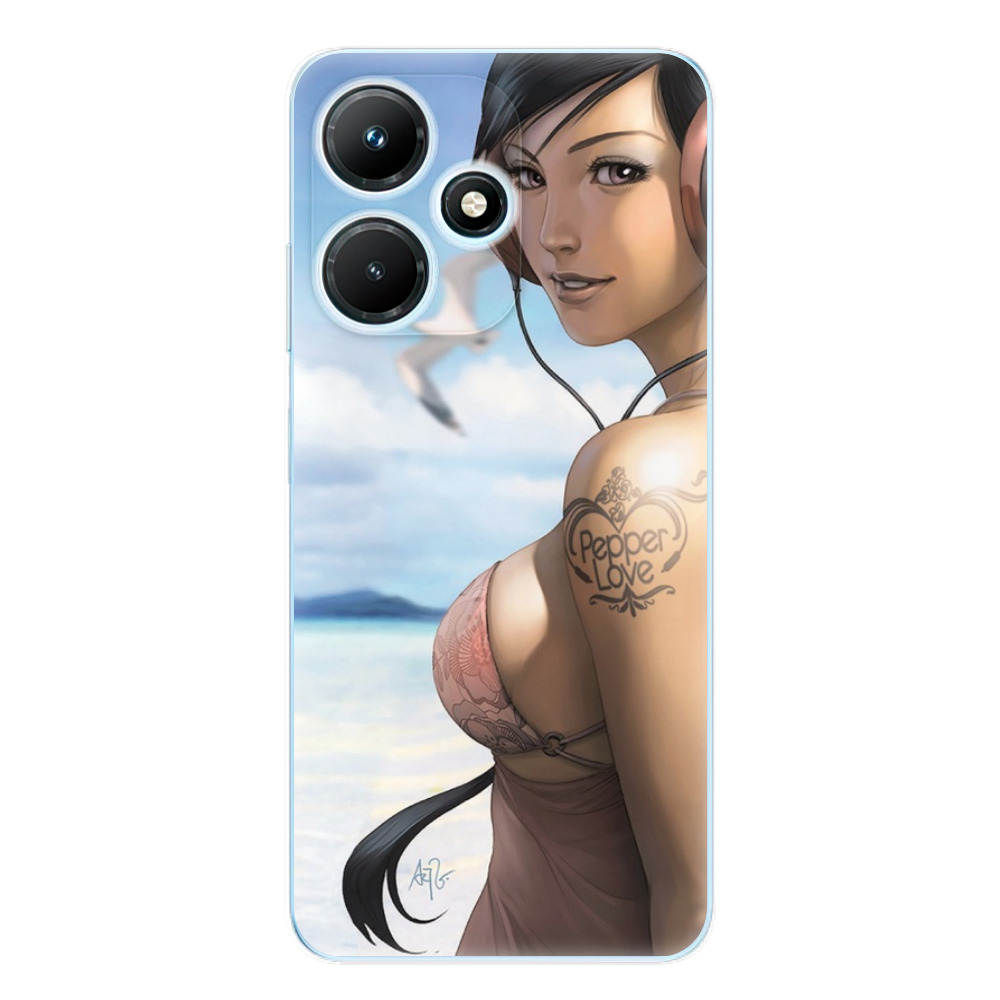 Odolné silikónové puzdro iSaprio - Girl 02 - Infinix Hot 30i