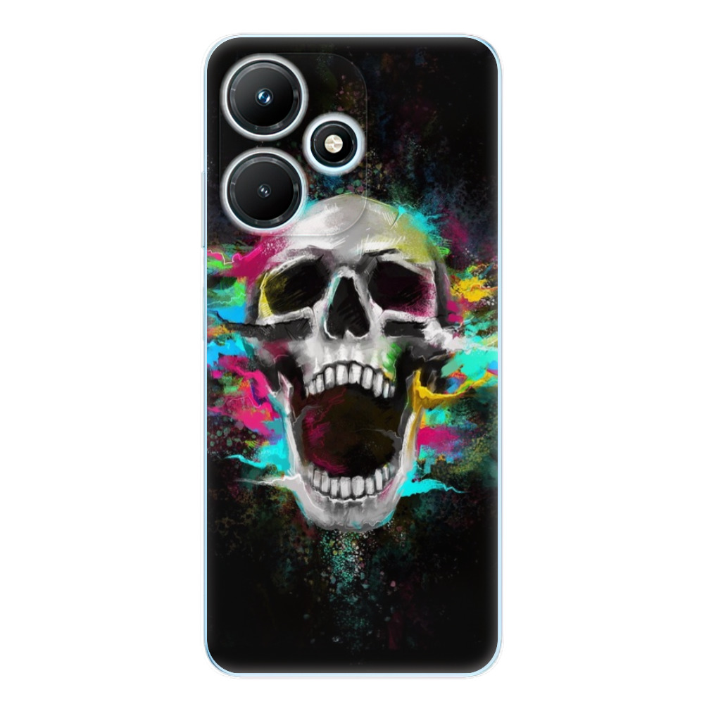 Odolné silikónové puzdro iSaprio - Skull in Colors - Infinix Hot 30i