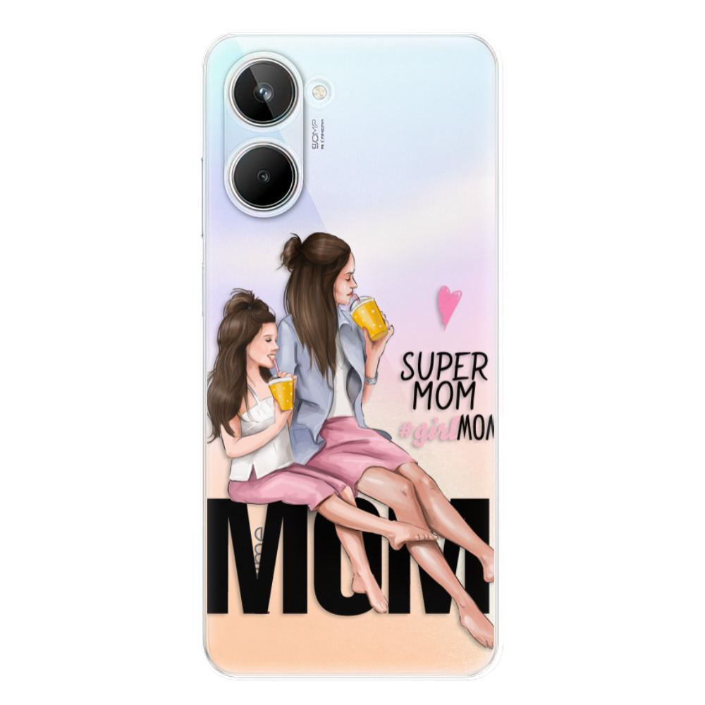 Odolné silikónové puzdro iSaprio - Milk Shake - Brunette - Realme 10