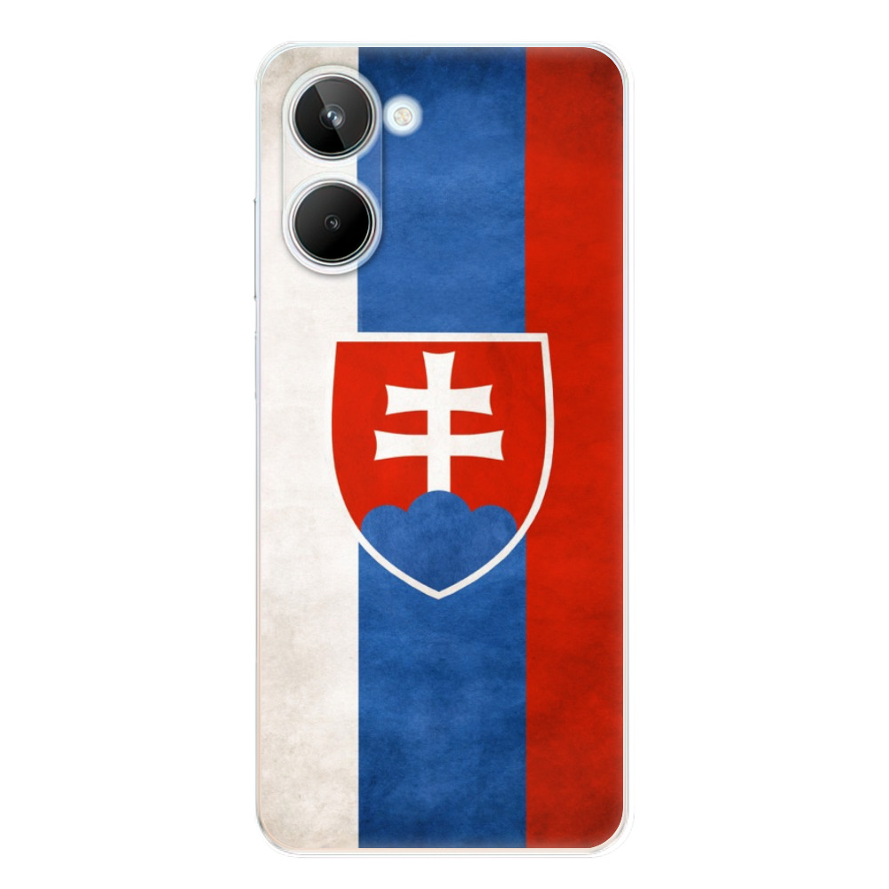 Odolné silikónové puzdro iSaprio - Slovakia Flag - Realme 10