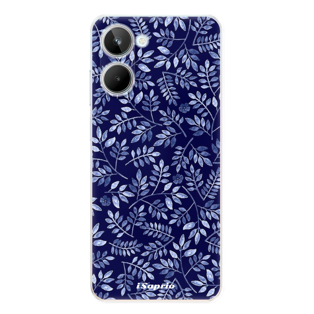 Odolné silikónové puzdro iSaprio - Blue Leaves 05 - Realme 10