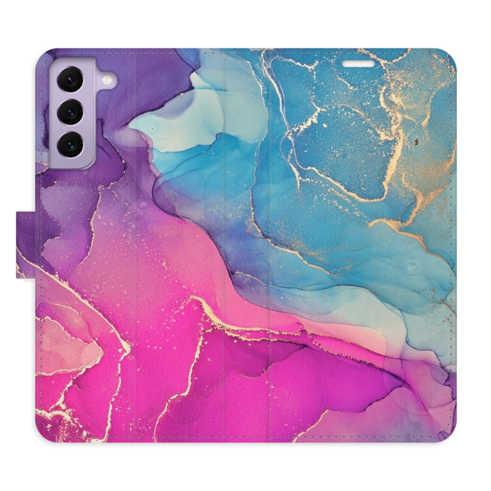 Flipové puzdro iSaprio - Colour Marble 02 - Samsung Galaxy S22 5G