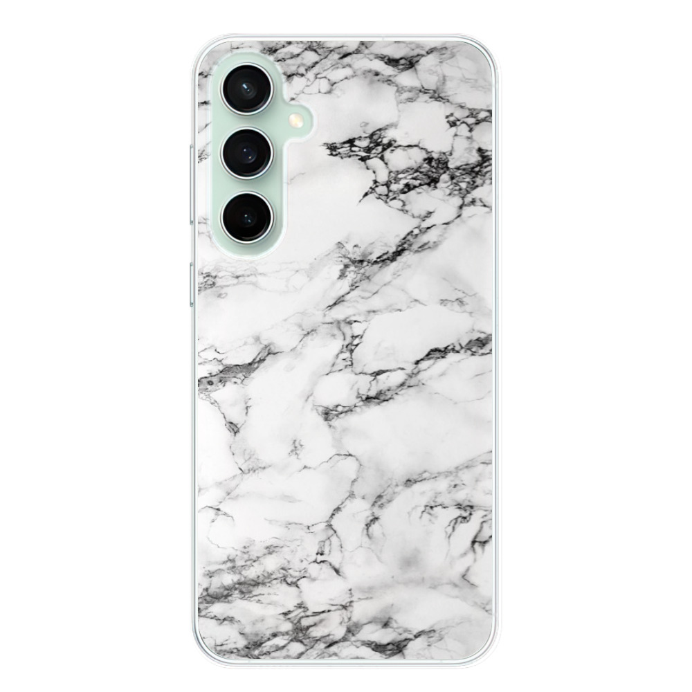 Odolné silikónové puzdro iSaprio - White Marble 01 - Samsung Galaxy S23 FE
