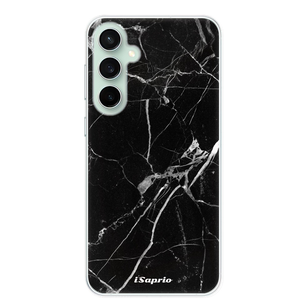 Odolné silikónové puzdro iSaprio - Black Marble 18 - Samsung Galaxy S23 FE