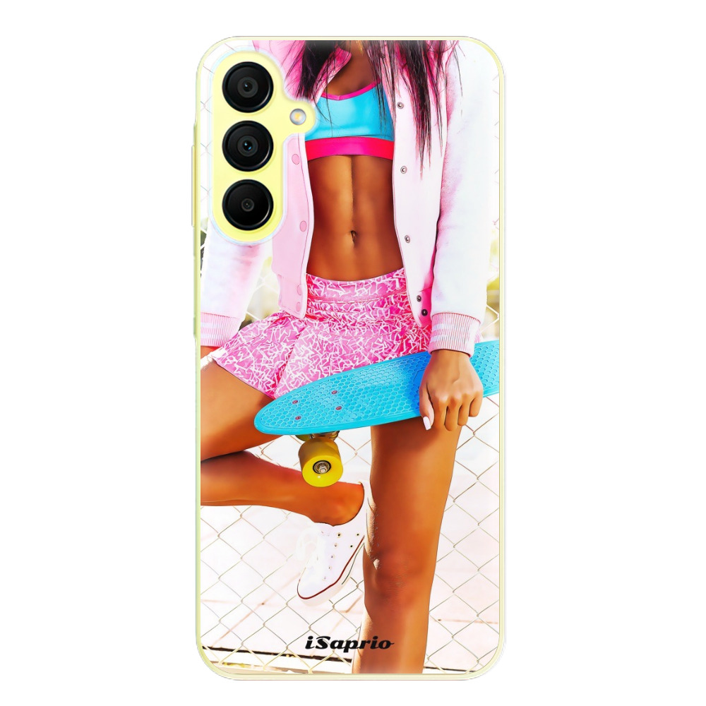 Odolné silikónové puzdro iSaprio - Skate girl 01 - Samsung Galaxy A15 / A15 5G