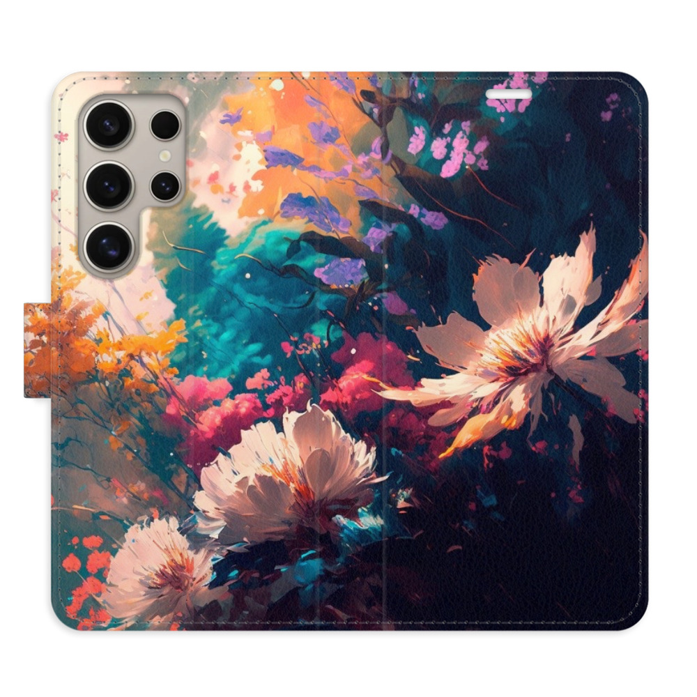 Flipové puzdro iSaprio - Spring Flowers - Samsung Galaxy S24 Ultra