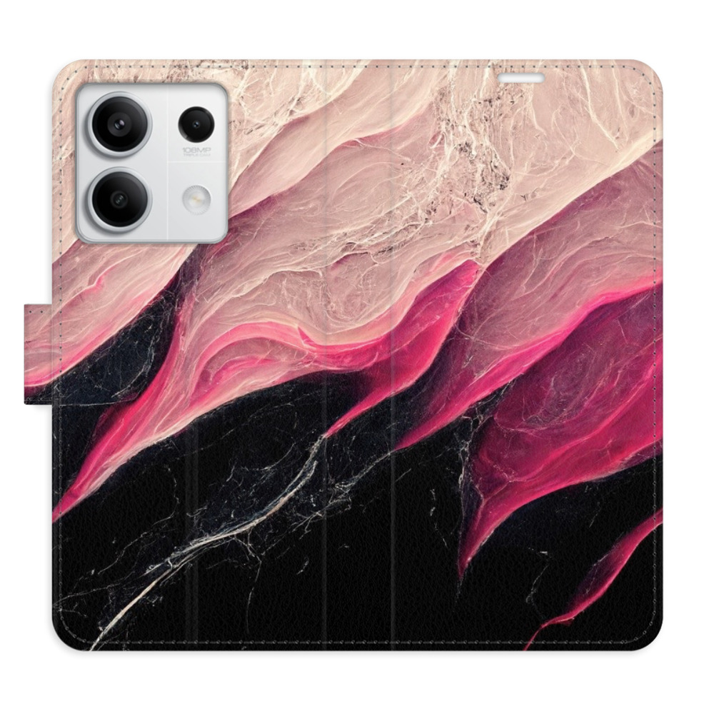 Flipové puzdro iSaprio - BlackPink Marble - Xiaomi Redmi Note 13 5G