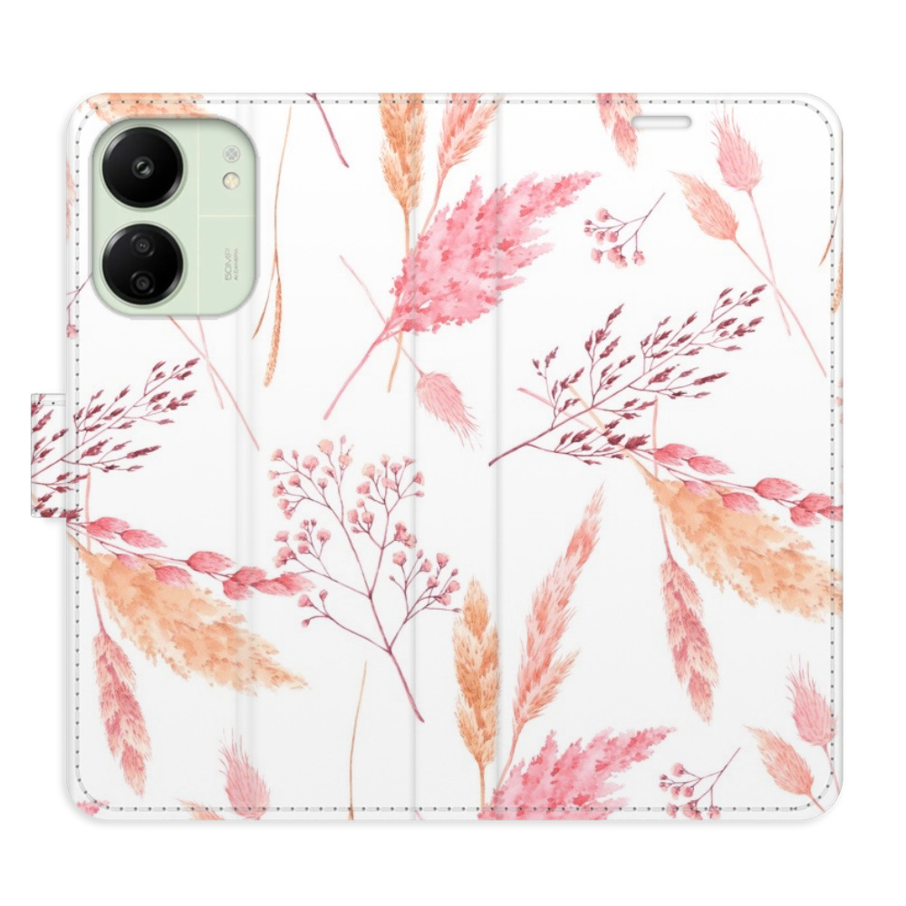 Flipové puzdro iSaprio - Ornamental Flowers - Xiaomi Redmi 13C
