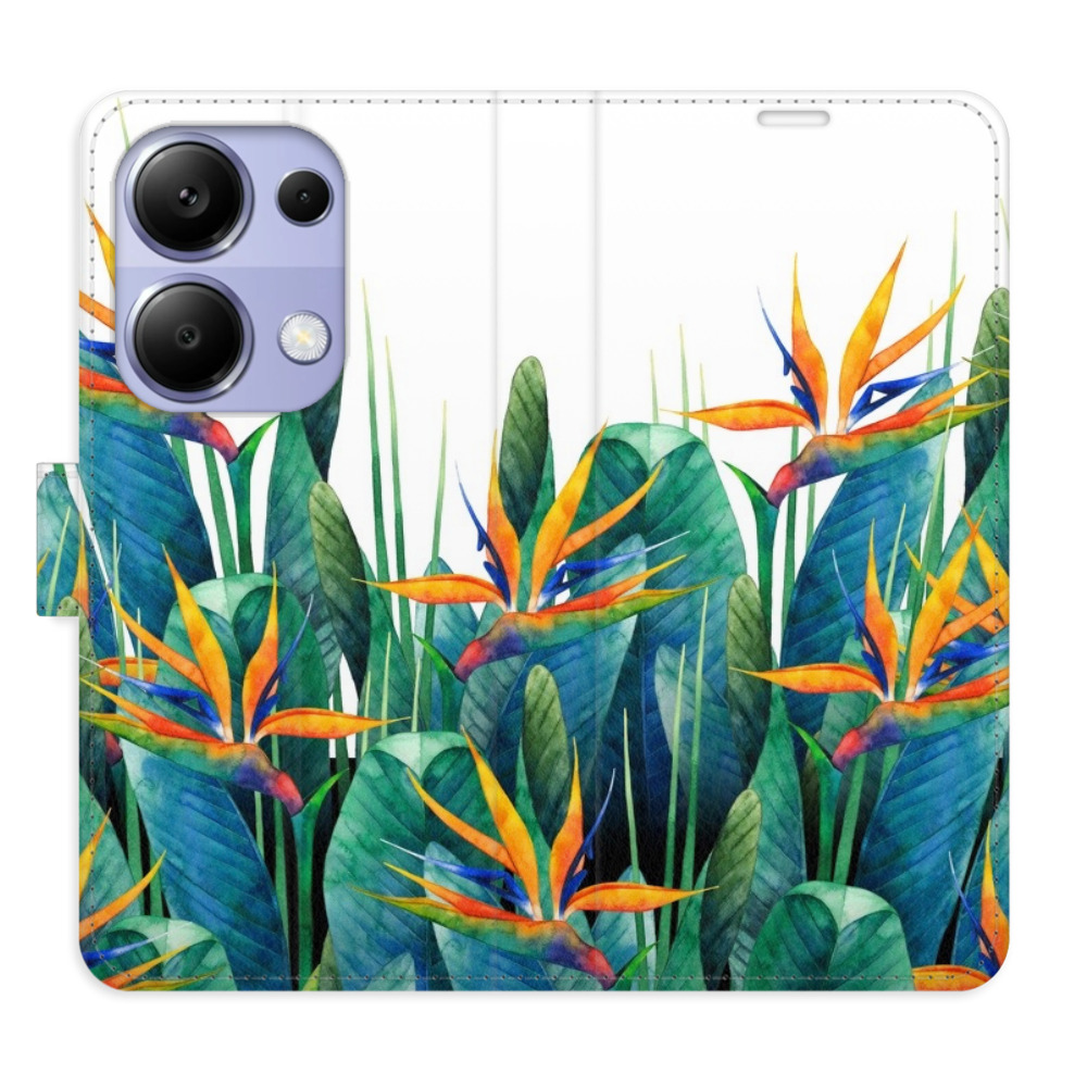 Flipové puzdro iSaprio - Exotic Flowers 02 - Xiaomi Redmi Note 13 Pro