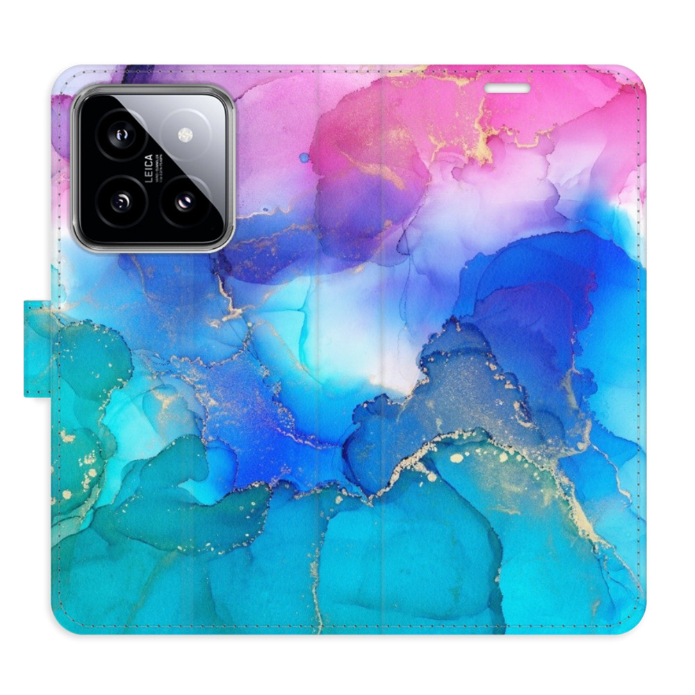 Flipové puzdro iSaprio - BluePink Paint - Xiaomi 14