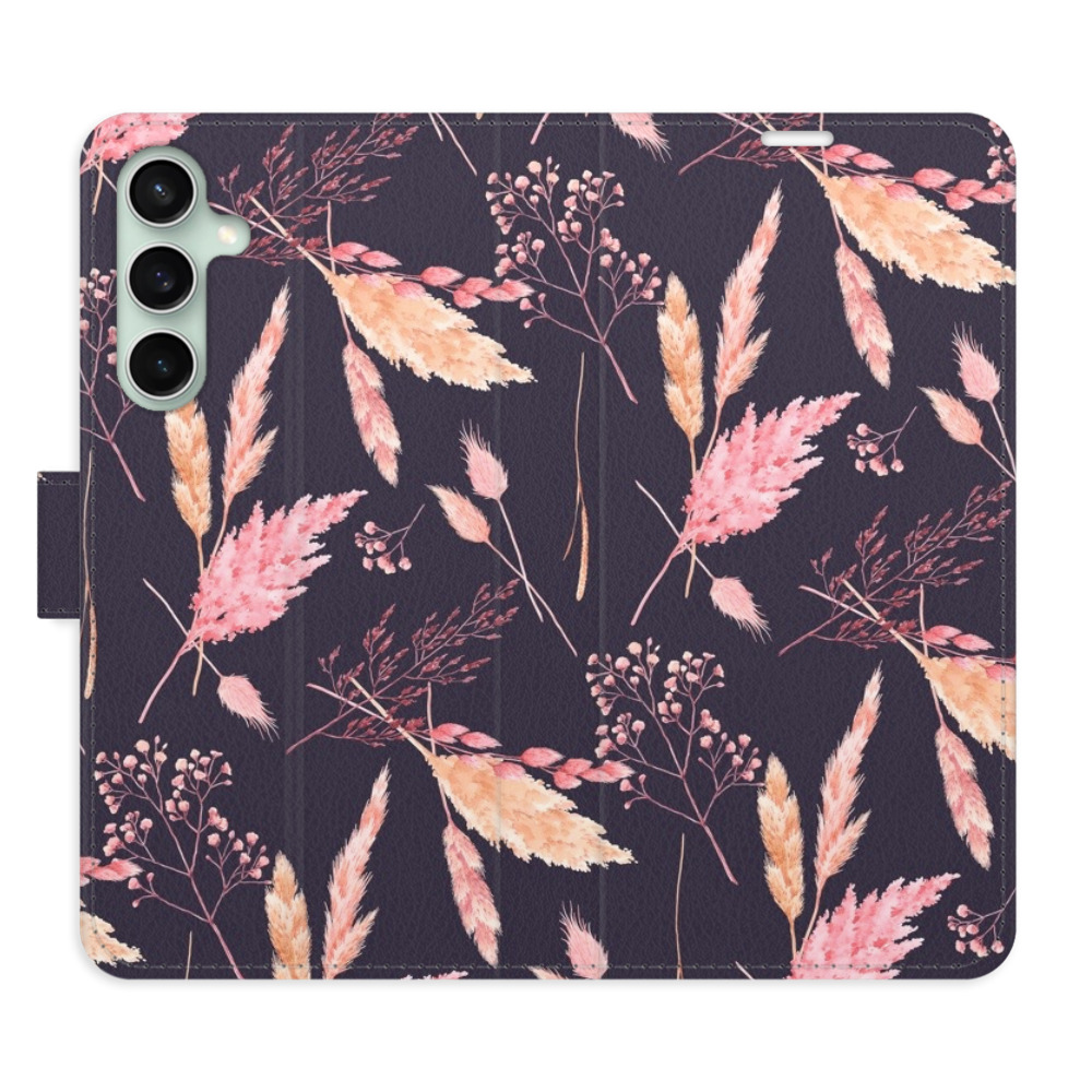 Flipové puzdro iSaprio - Ornamental Flowers 02 - Samsung Galaxy S23 FE