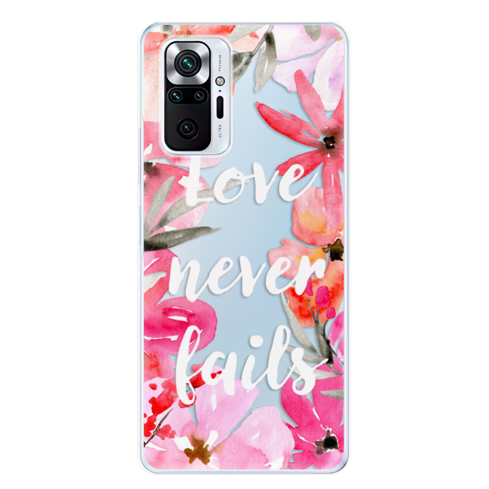Odolné silikónové puzdro iSaprio - Love Never Fails - Xiaomi Redmi Note 10 Pro
