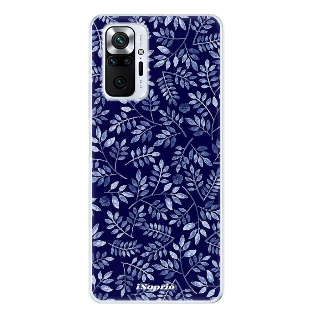 Odolné silikónové puzdro iSaprio - Blue Leaves 05 - Xiaomi Redmi Note 10 Pro