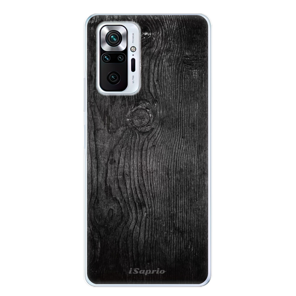 Odolné silikónové puzdro iSaprio - Black Wood 13 - Xiaomi Redmi Note 10 Pro
