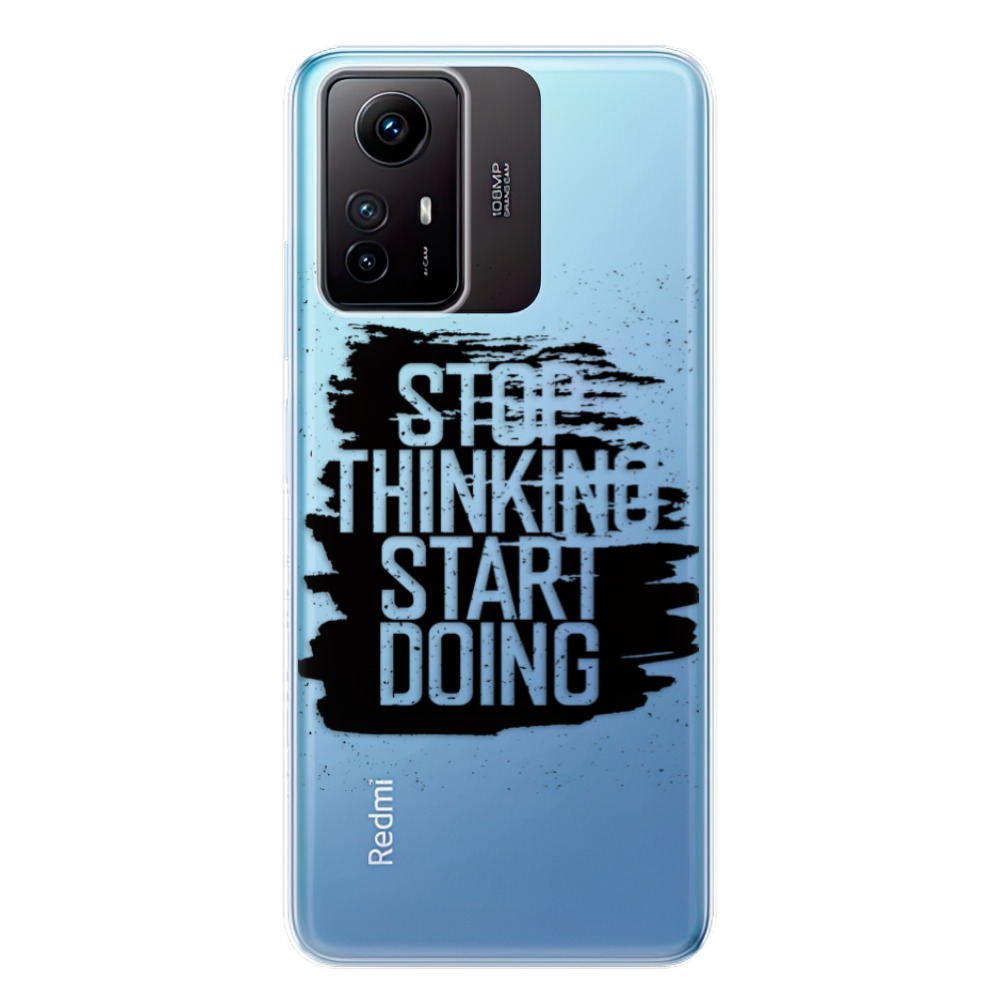 Odolné silikónové puzdro iSaprio - Start Doing - black - Xiaomi Redmi Note 12S