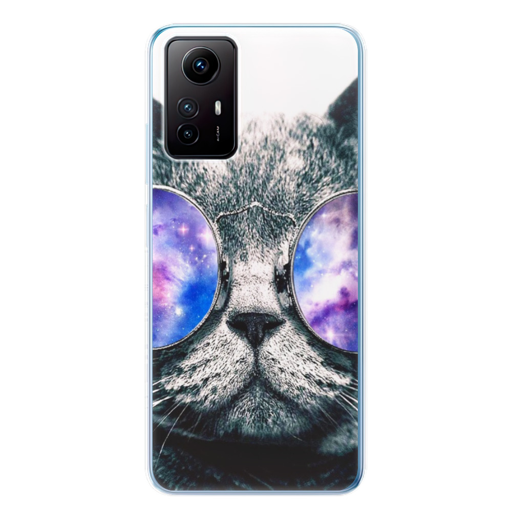 Odolné silikónové puzdro iSaprio - Galaxy Cat - Xiaomi Redmi Note 12S