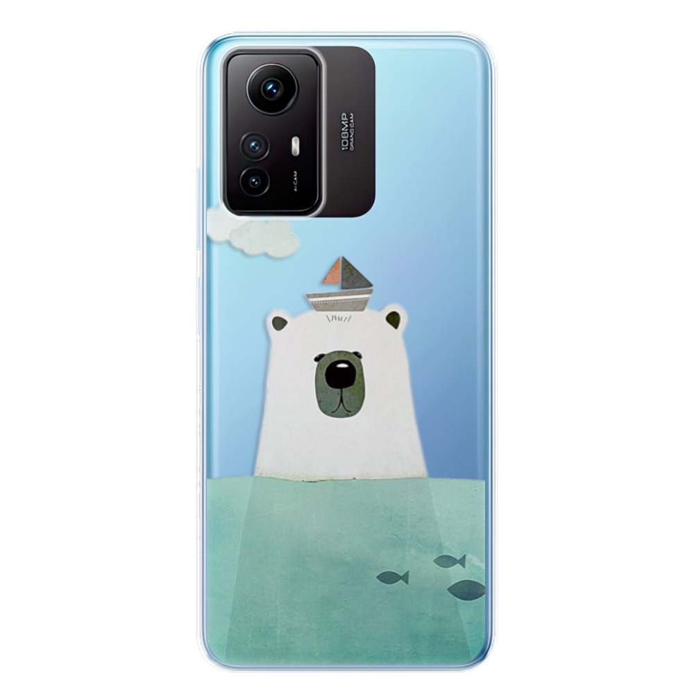 Odolné silikónové puzdro iSaprio - Bear With Boat - Xiaomi Redmi Note 12S