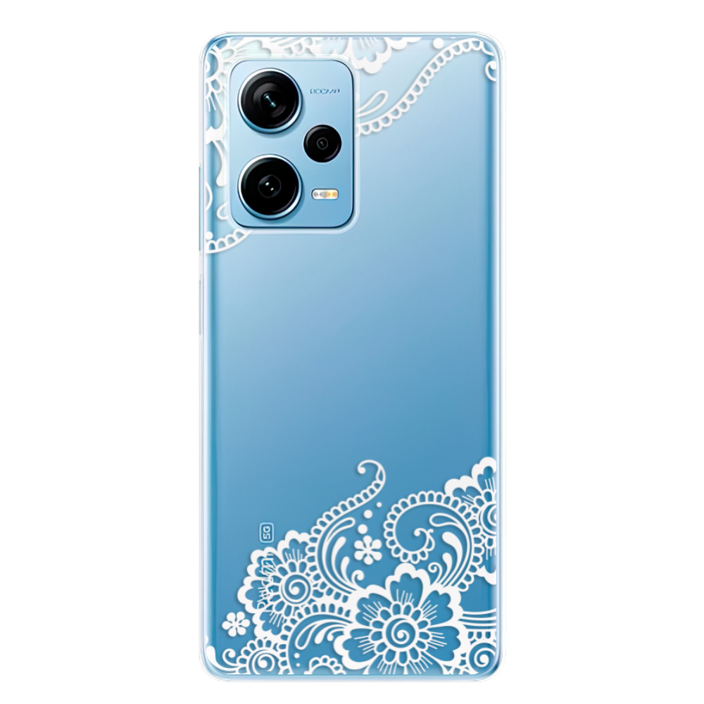 Odolné silikónové puzdro iSaprio - White Lace 02 - Xiaomi Redmi Note 12 Pro+ 5G