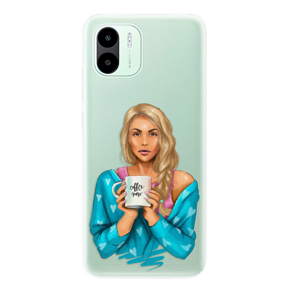 Odolné silikónové puzdro iSaprio - Coffe Now - Blond - Xiaomi Redmi A1 / A2