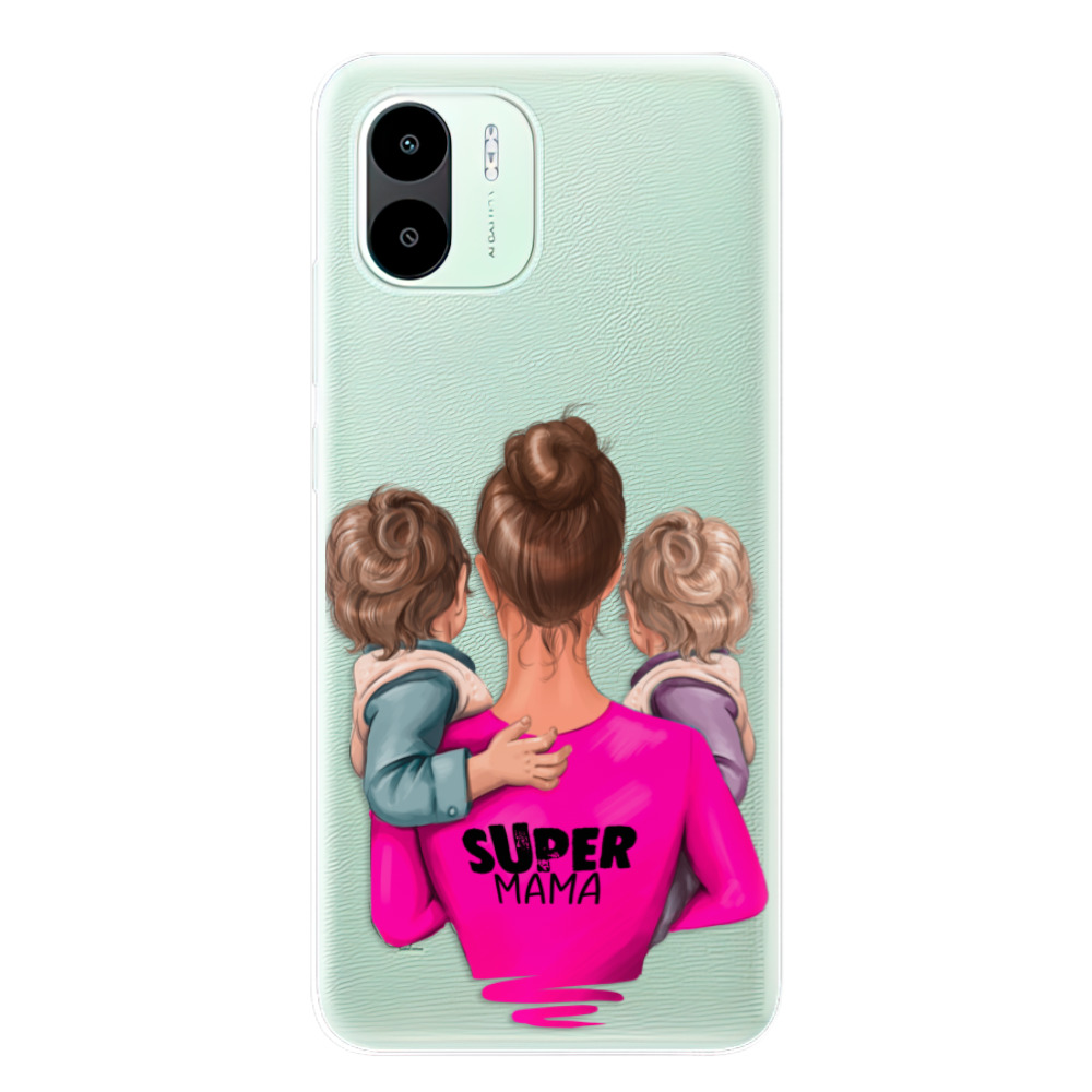 Odolné silikónové puzdro iSaprio - Super Mama - Two Boys - Xiaomi Redmi A1 / A2